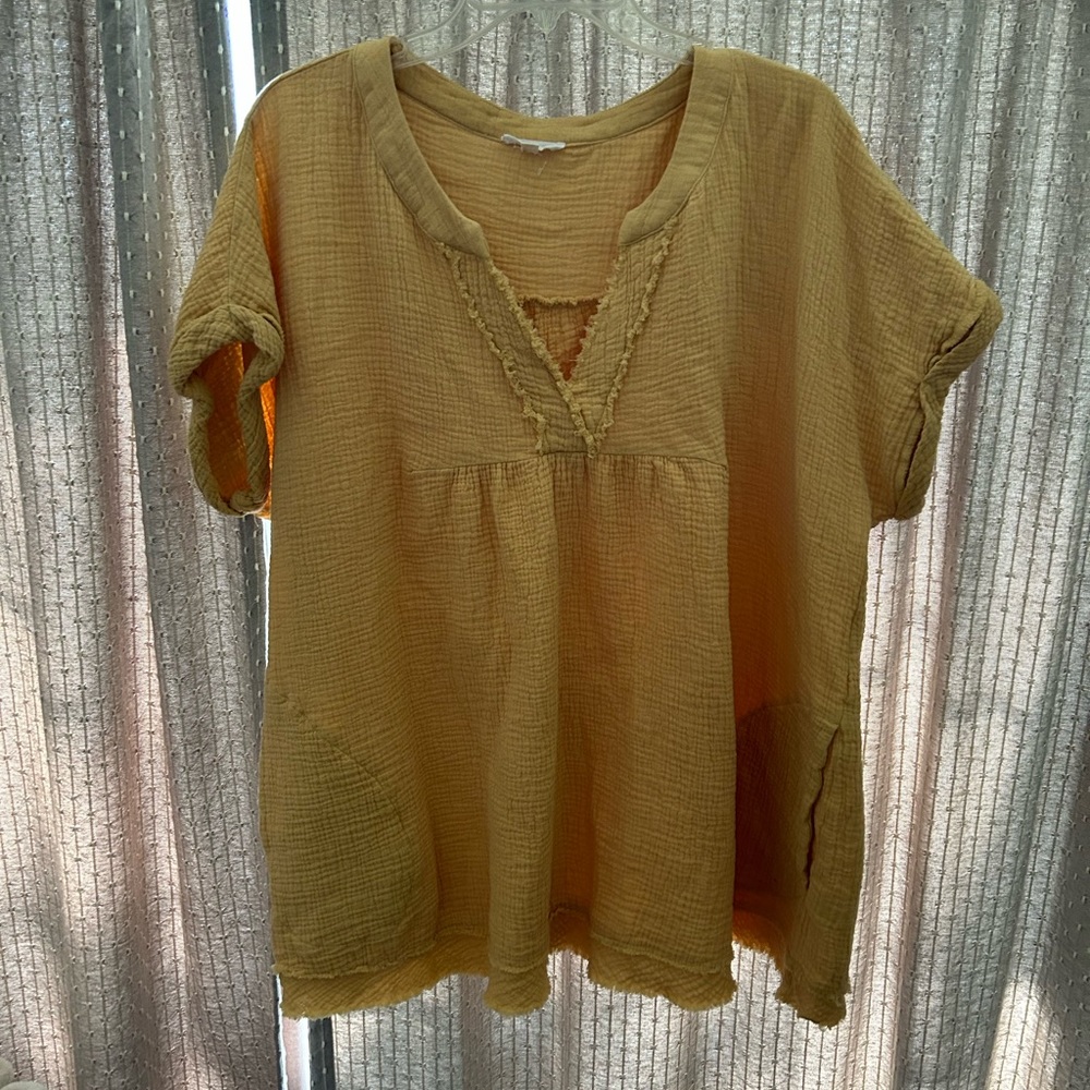 Chic Soul V-Neck Blouse Top